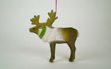 01057 Caribou Ornament, Flat, 5 Inch
