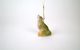 01064 Wolf, Howling, Ornament, 3 Inch