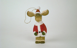 01266 Moose Santa Standing Num. 2, Ornament