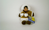 00936 Eskimo Doll, Boy, 8 Inch, B Bag, Tan