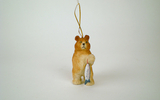 01023 Bear With Fish On Line, Ornament