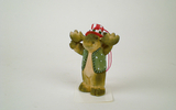 01060 Moose In Hat With Star Ornament, 3.5 Inch