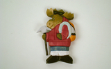 01221 Moutaineer Moose Magnet 4 Inch