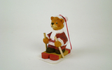 01260 Bear Santa Skiing, Ornament