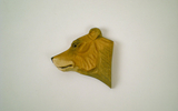 01279 Grizzly Bear Head Magnet, Flat