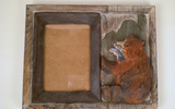 01287 Photo Frame, Grizzly, Wood, 3.5x5 Inches