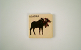 01418 Moose Magnet, Pr, 2.25 X 2.25 Inches